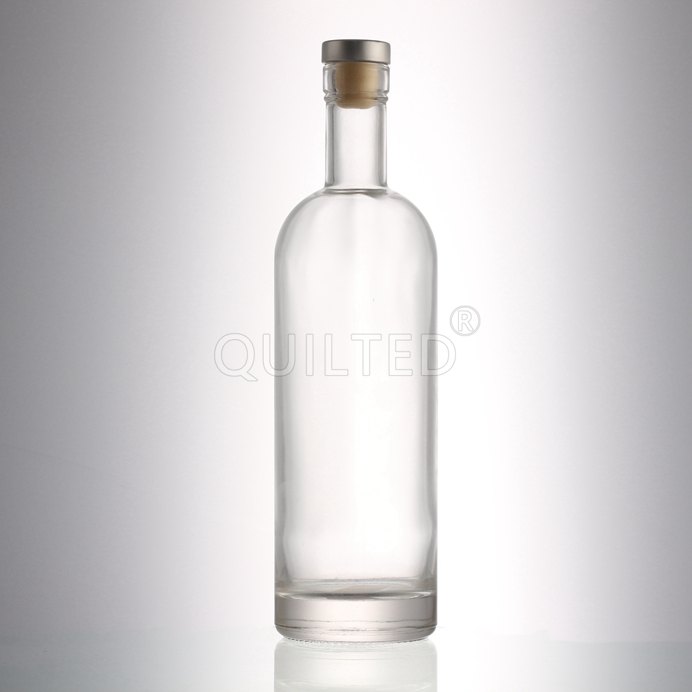 Wholesale 500ml round liquor glass vodka bottle with cork Manufacturers, Supplier