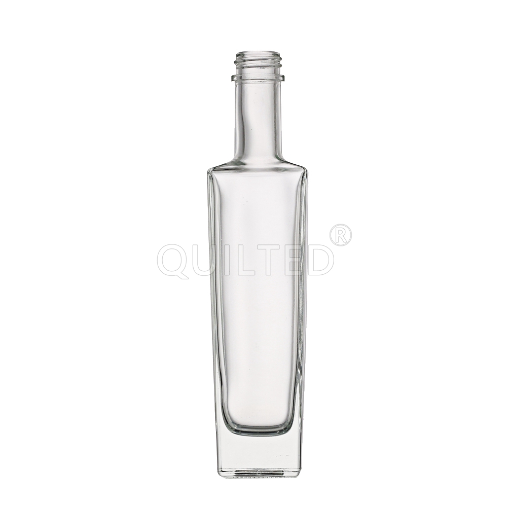 Wholesale 250 ml square shape liquor glass gin bottle Manufacturer, Suppliers