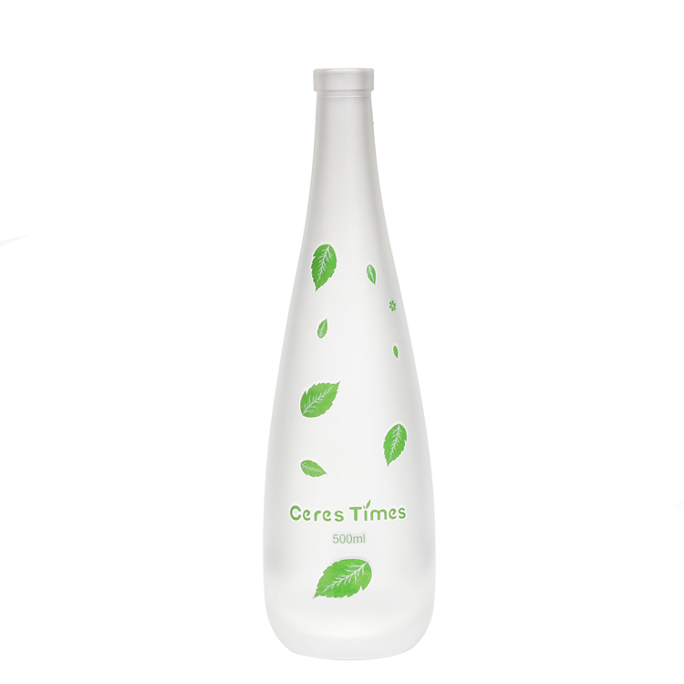 Wholesale 500ml Frosted Glass Bottle with Printing  Manufacturer, Manufacturers