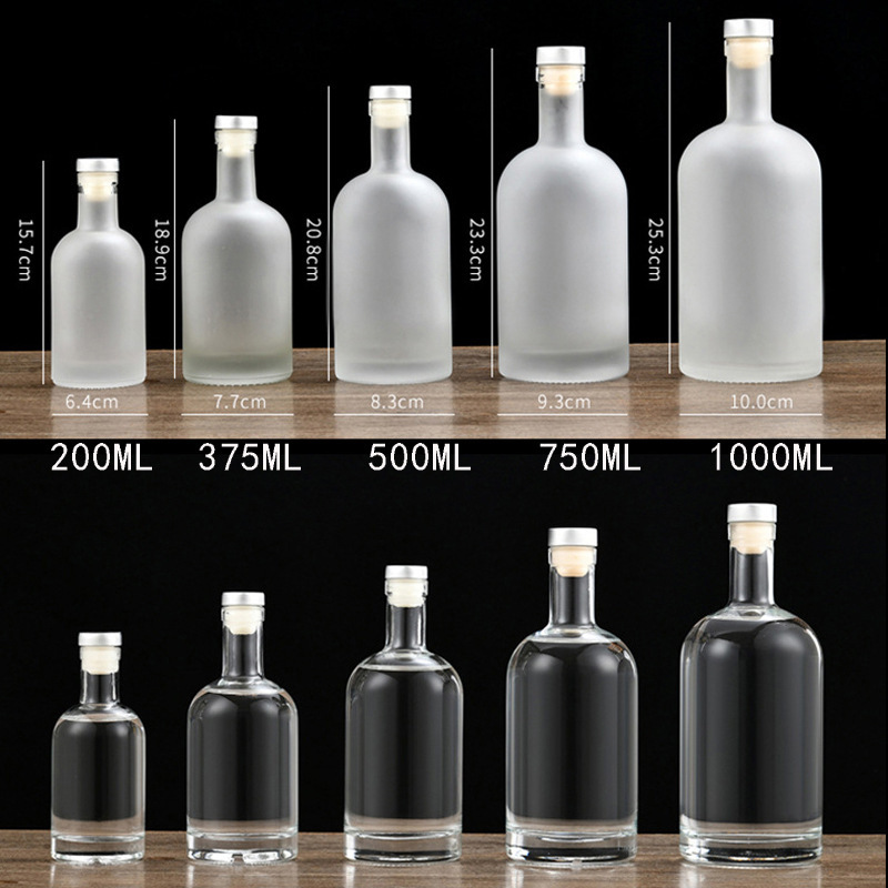 China Glass Vodka Bottle Manufacturer, Supplier