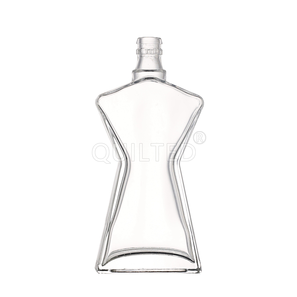 China 250 ml Pentagram shape clear liquor glass vodka bottle  Manufacturers, Supplier