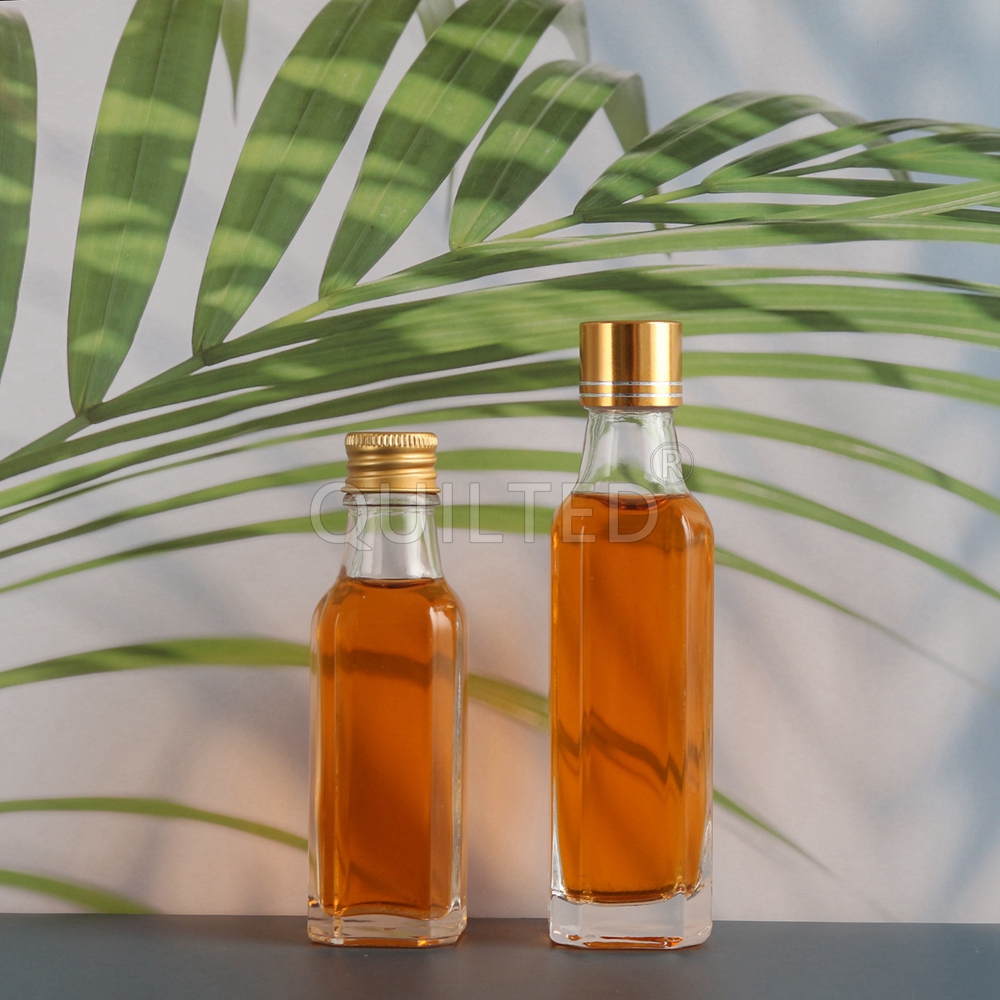 Wholesale MIni 120 ml Bud shape clear liquor glass vodka bottle  Manufacturers, Supplier
