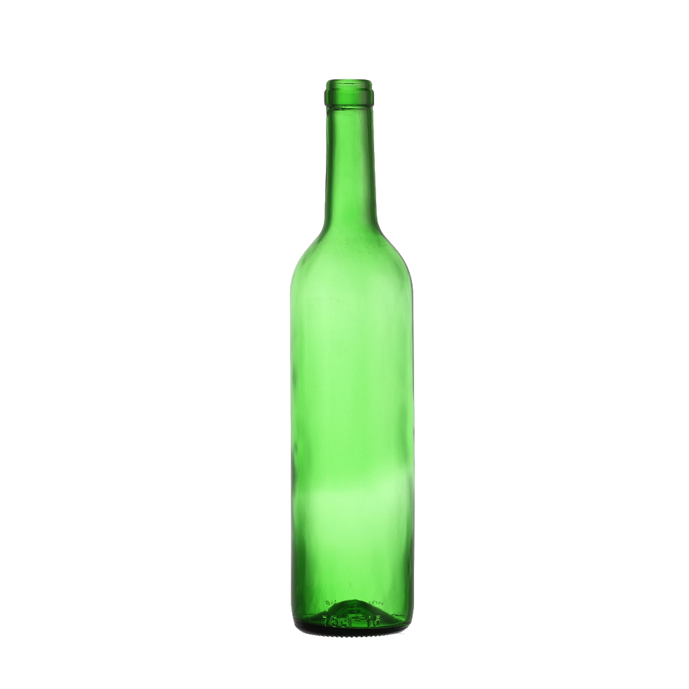 750 ml Light Green Glass Bourgogne Marquise Wine Bottle
