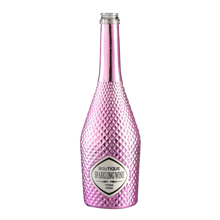 China Custom color 750 ml wine glass champagne bottle  Manufacturer, Supplier