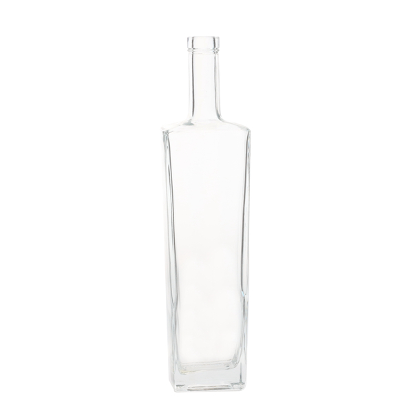 Wholesale 700ml clear trapeziod shape glass alcohol bottles Manufacturers, Supplier