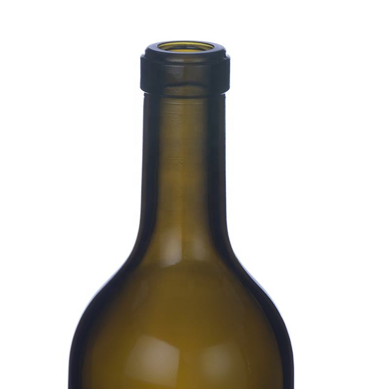 China 750 ml Antique Green Glass Claret Wine Bottles Cork Finish Manufacturer, Supplier