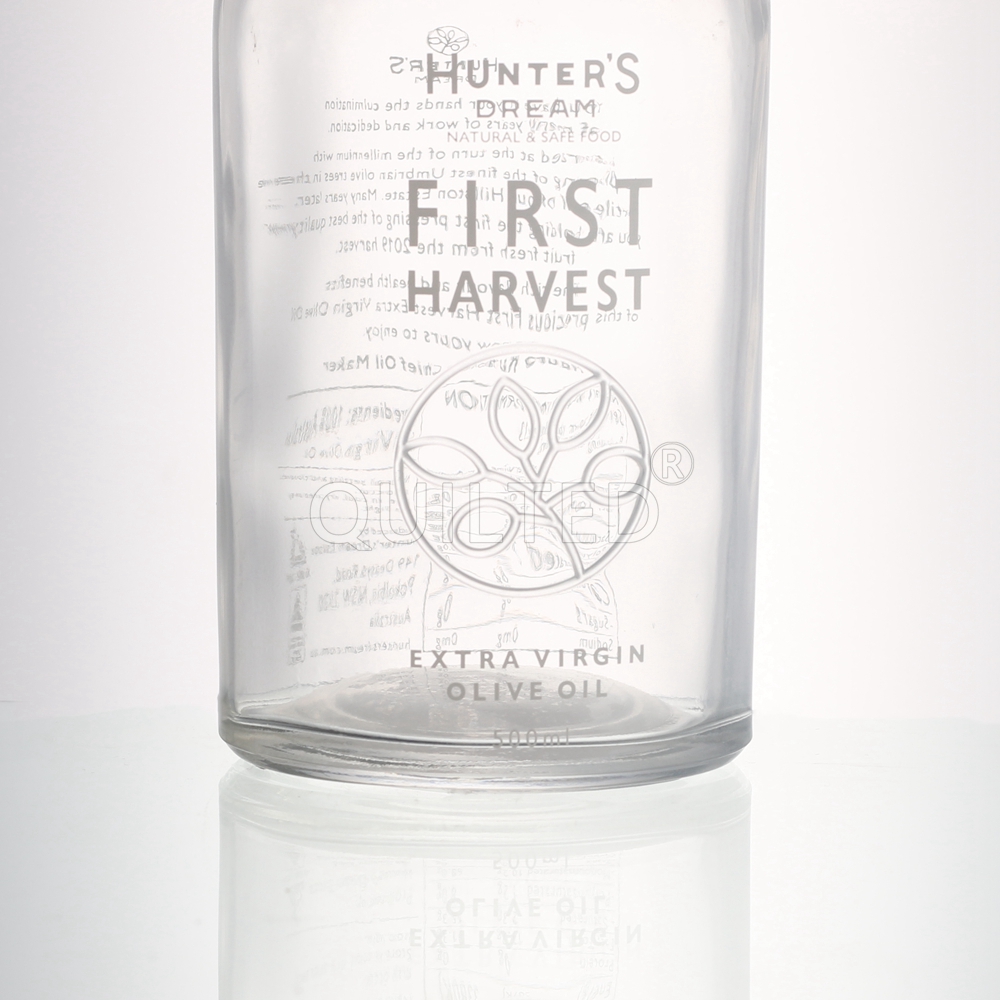 Wholesale Customized 500 ml round liquor glass vodka bottle  Manufacturer, Supplier