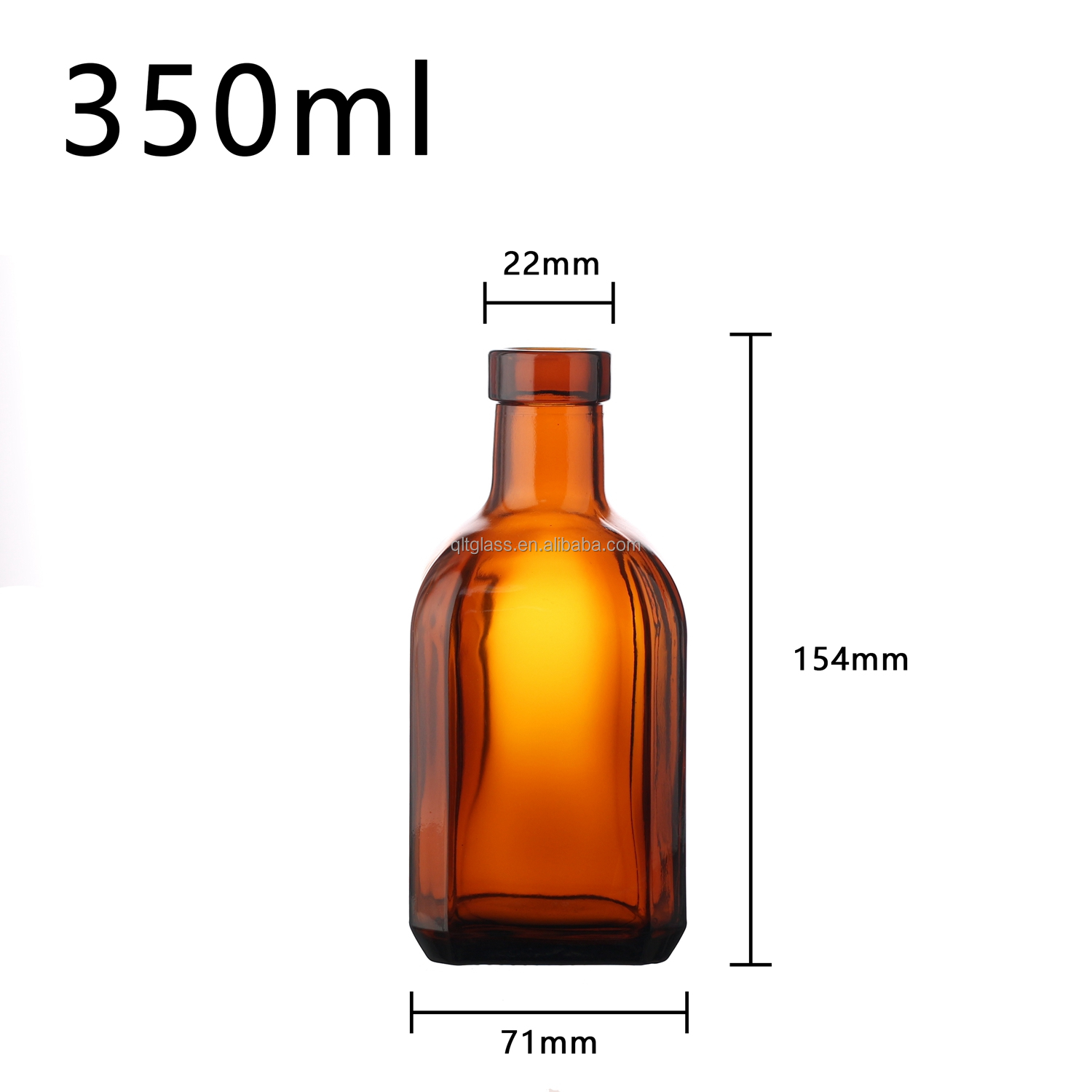 amber glass bottle