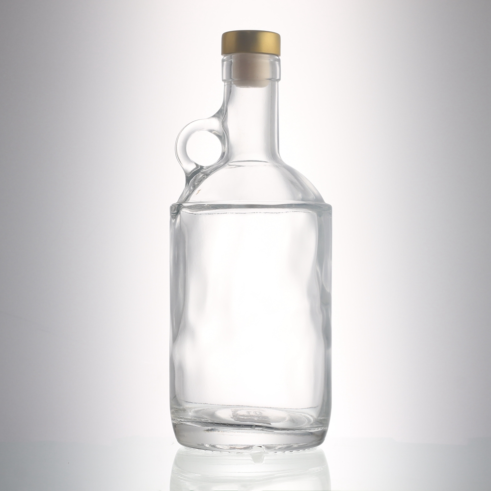 Wholesale 750 ml liquor glass bottle with handle Manufacturer, Supplier
