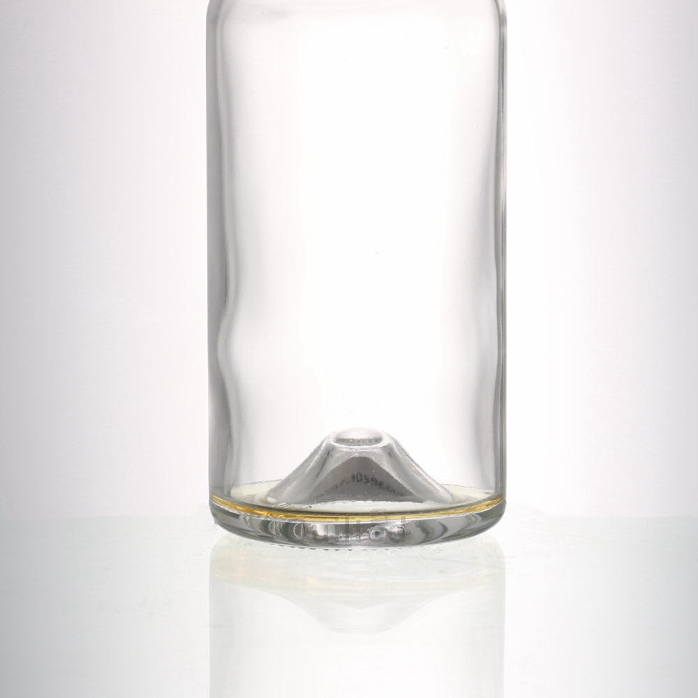 China Design 375 ml clear liquor glass gin bottle with cork Supplier, Suppliers