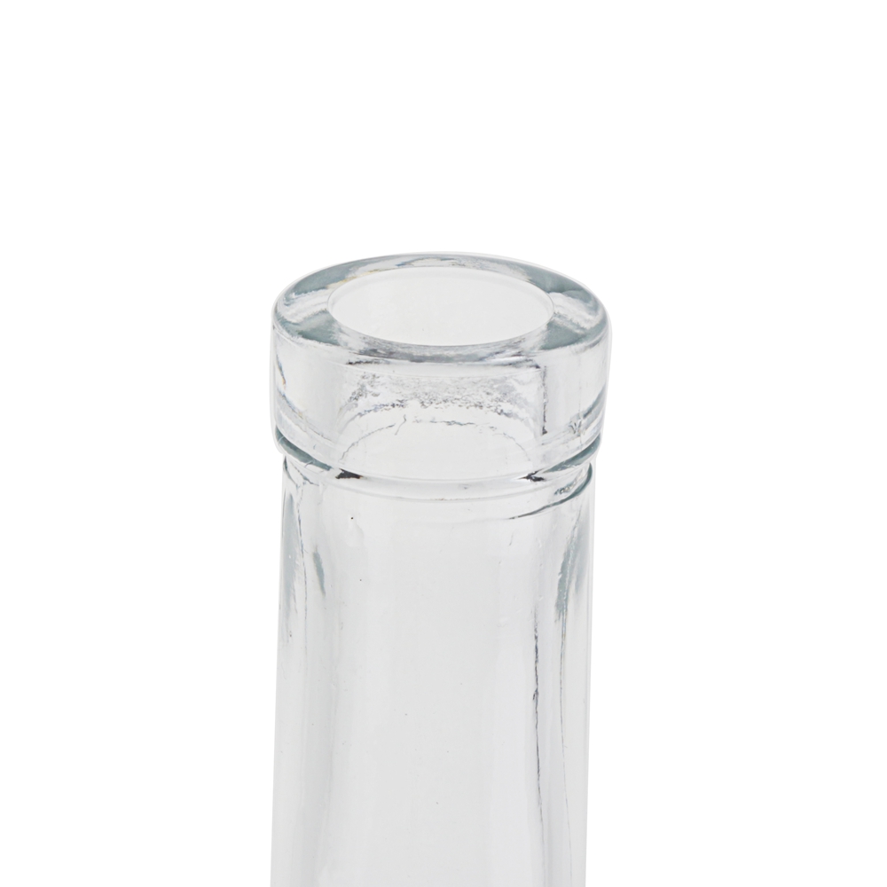 China 500 ml clear glass liquor bottle with cork  Manufacturer, Supplier