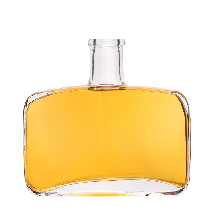 Wholesale 500ml Clear Square Shaped Liquor Glass Bottle Supplier, Suppliers