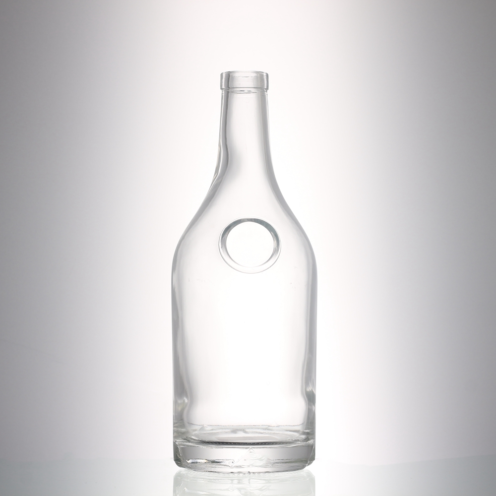 750 ml Clear Glass Bourgogne Marquise Wine Bottle