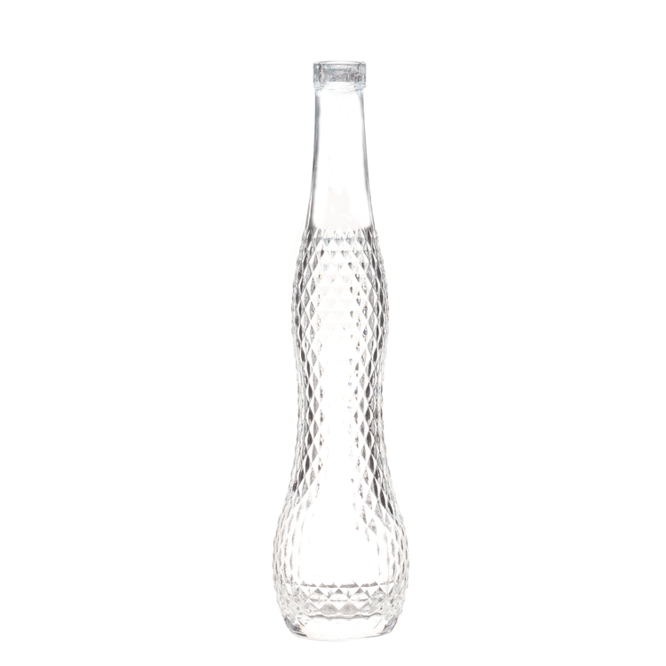 Wholesale 375ml Gourd Shape Clear Liquor Glass Bottle Manufacturers, Suppliers