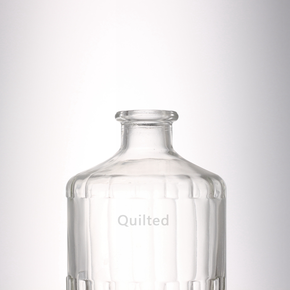 Wholesale 500 ml colorful clear glass liquor bottle with cover  Manufacturer, Supplier