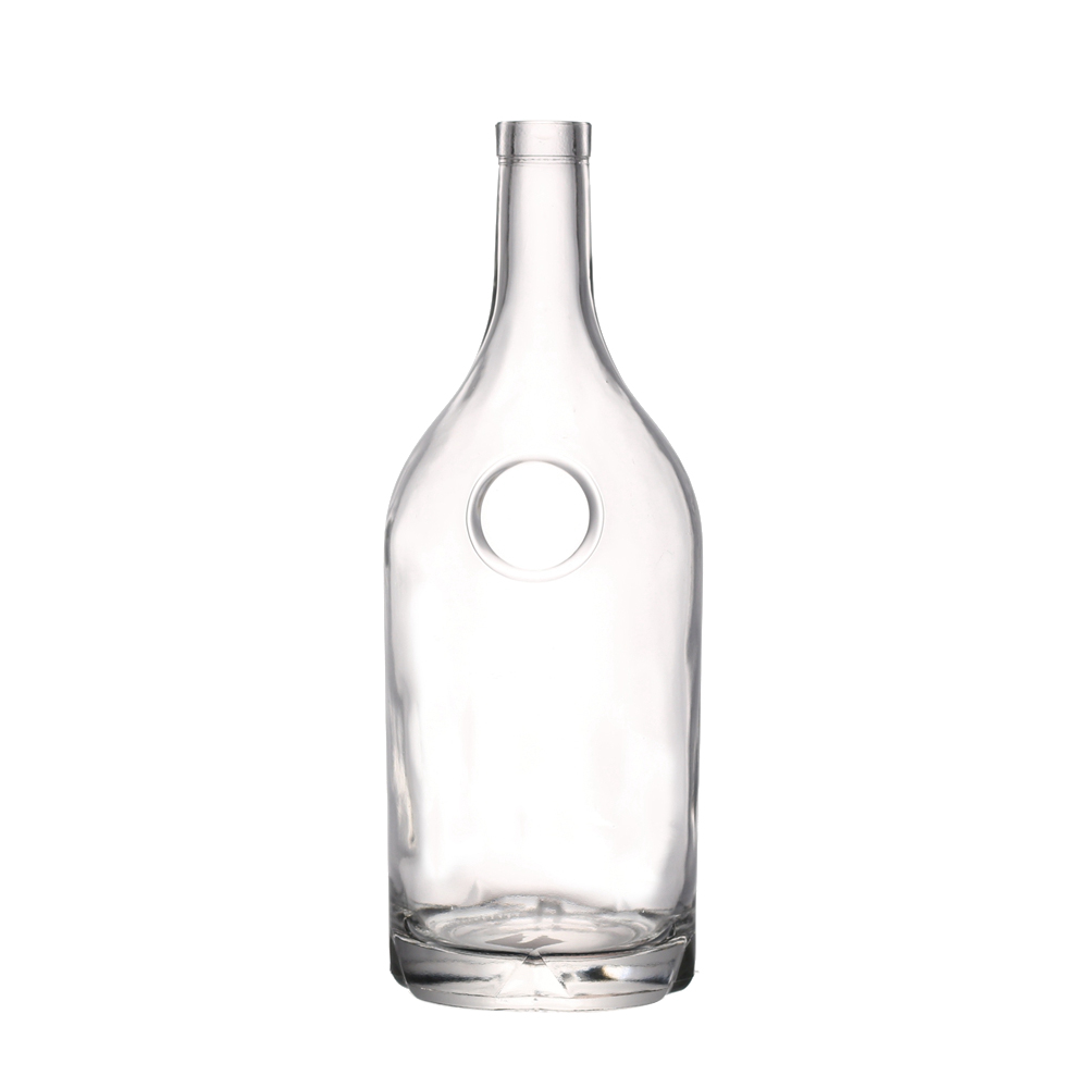 China 750 ml clear liquor glass bottle with stopper  Manufacturer, Supplier