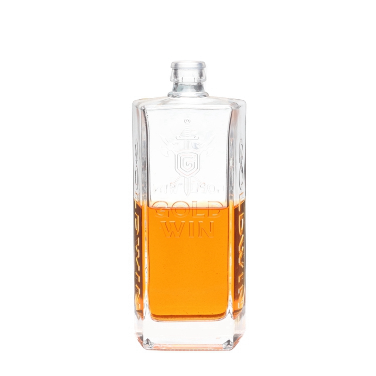 China 700ml fancy clear trapezoidal shape alcohol bottles Supplier, Suppliers
