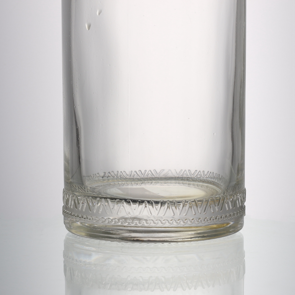 Wholesale Custom clear glass 1000 ml logo liquor bottle Manufacturer, Supplier