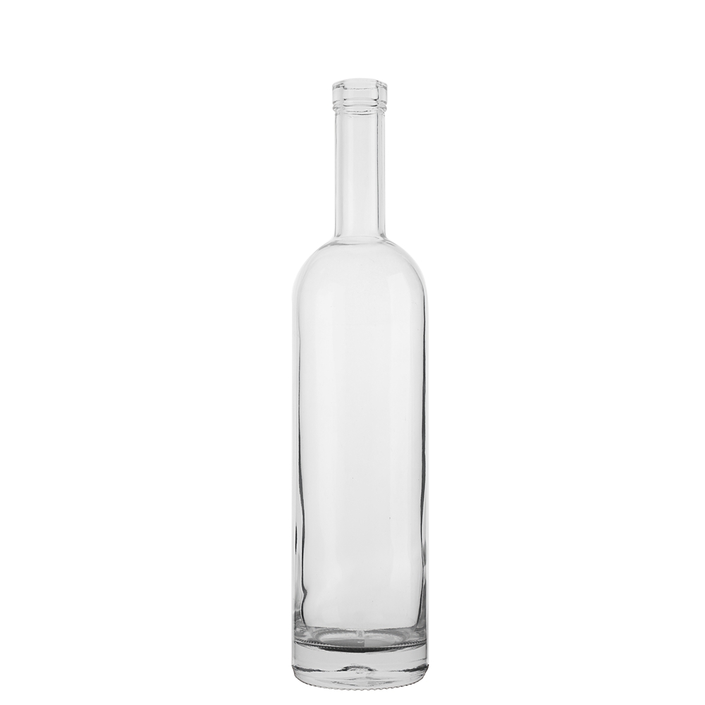 China Custom round shape 500 ml liquor glass bottle  Manufacturer, Suppliers