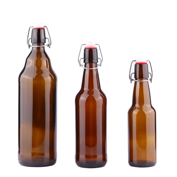 Wholesale Glass Beer Bottle with Easy Wire Swing Cap Manufacturers, Suppliers