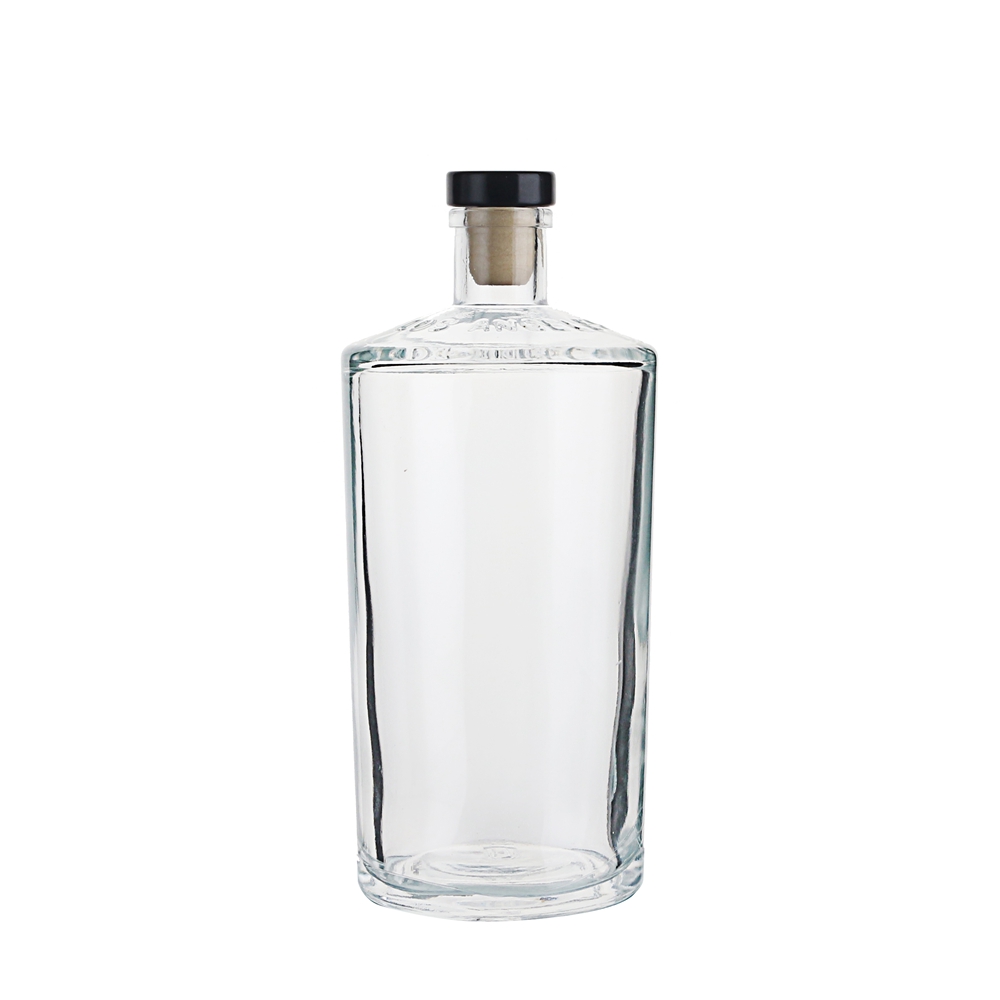 Wholesale Custom 500 ml flint glass liquor bottle with cork Manufacturer, Supplier