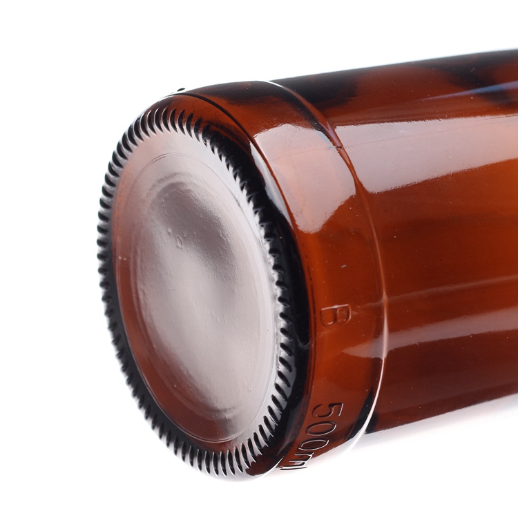 China 500ml Short Amber Glass Beer Bottle Supplier, Suppliers
