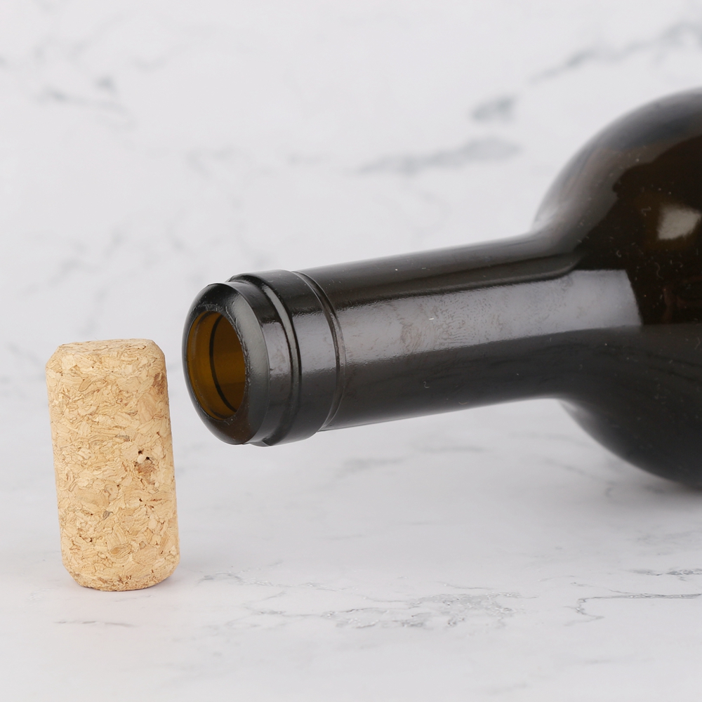 Wholesale 750 ml amber color red wine glass bottle with cork  Manufacturers, Suppliers
