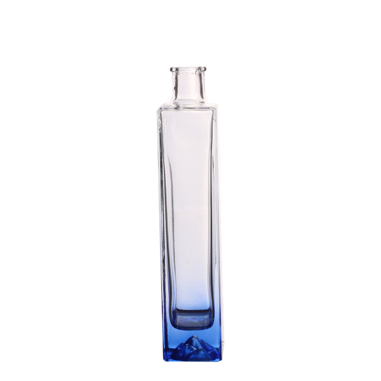 Wholesale 500ml Blue Colored Liquor Glass Bottles Manufacturers, Supplier