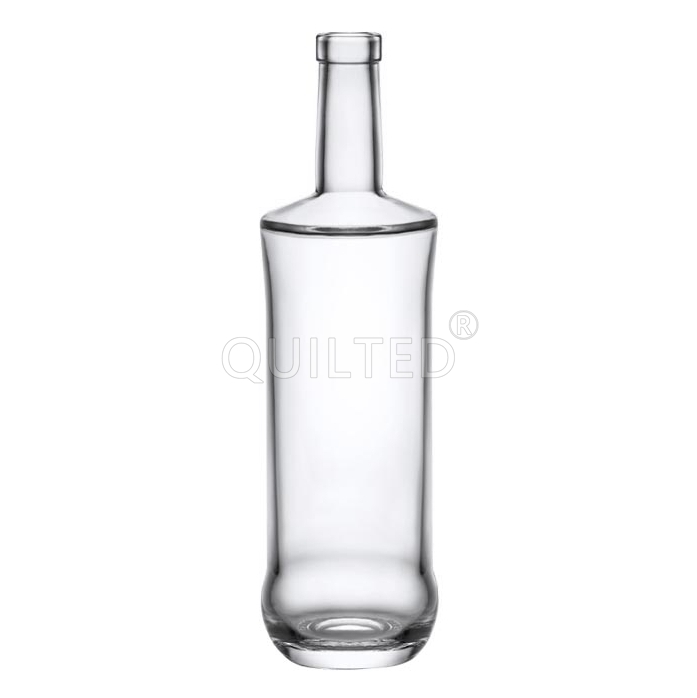 China Classical round 750 ml clear liquor glass bottle  Manufacturer, Supplier