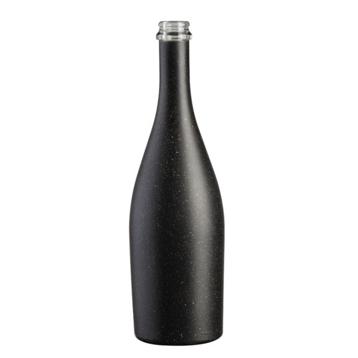 China 750ml Black Painting Glass Bottle Manufacturer, Manufacturers