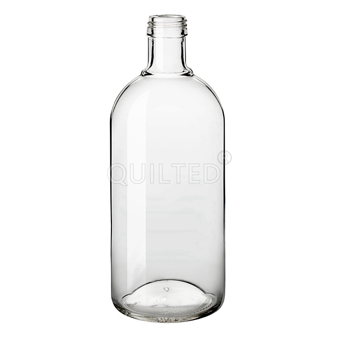 China 750ml 1000ml ART WHISKY Spirit Glass Vodka Bottle Manufacturers, Suppliers