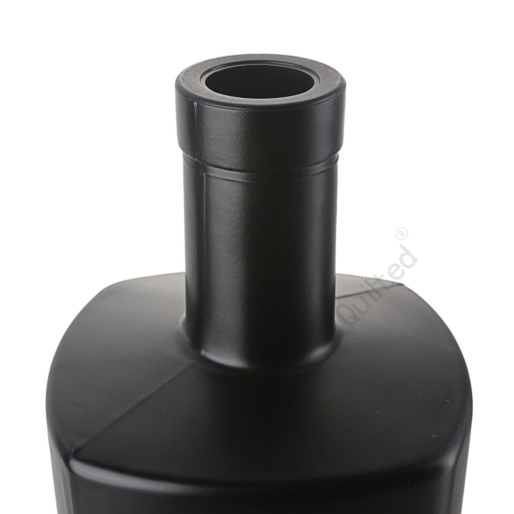 Wholesale 750 ml matte black liquor wine glass bottle  Supplier, Suppliers