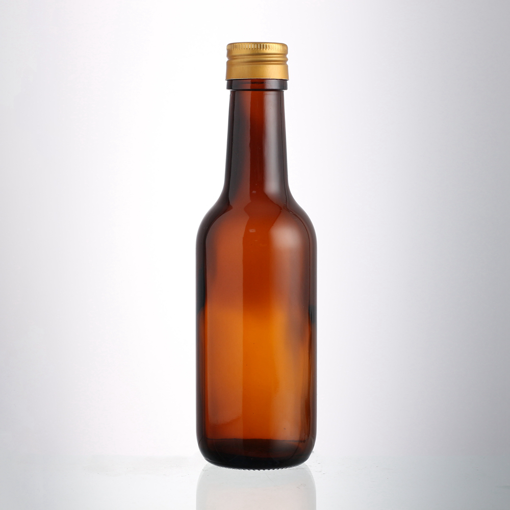 amber glass bottle
