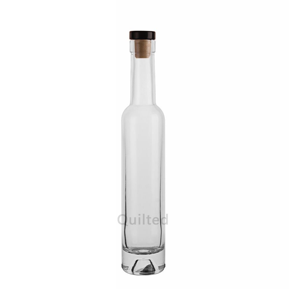 China Bulk 200 ml thin clear liquor glass bottle with lid  Manufacturer, Manufacturers