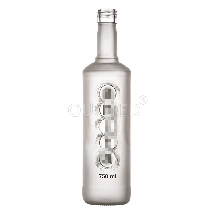 China 750 ml hign quality liquor glass tequlia bottle with screw  Manufacturers, Suppliers
