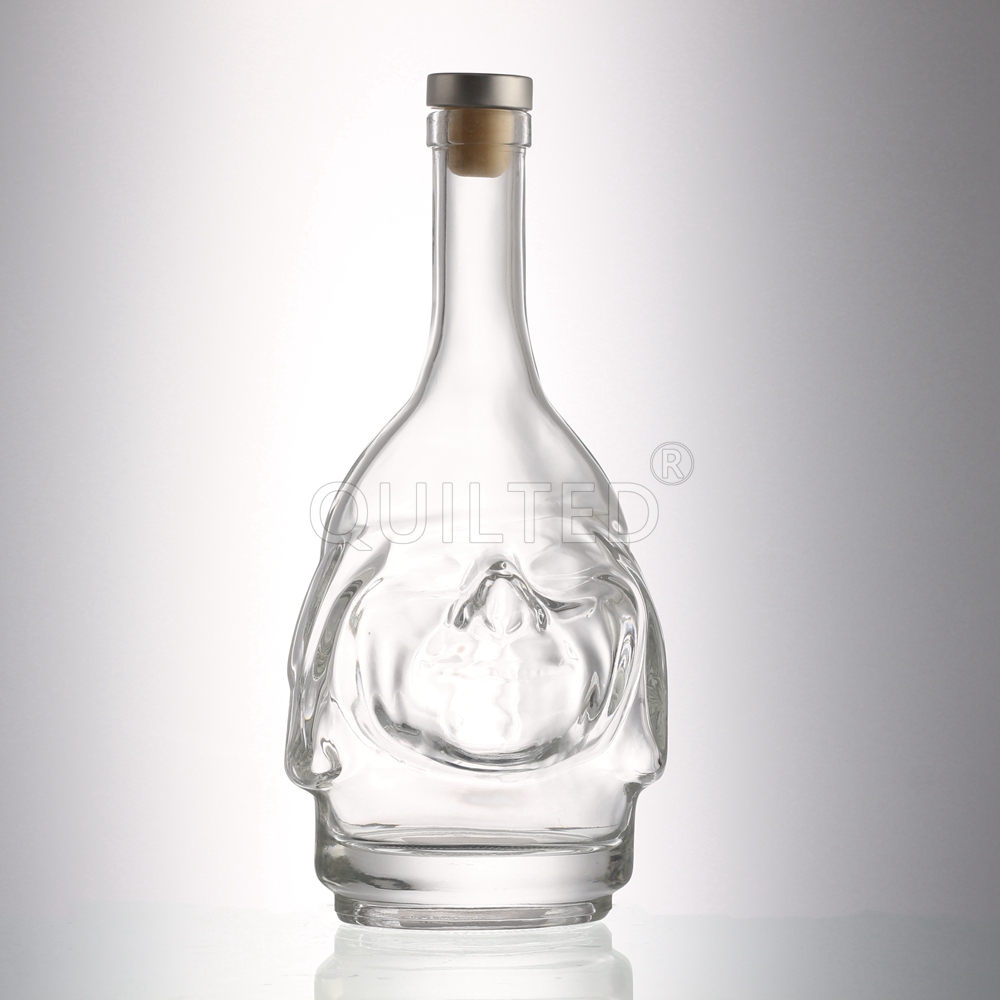 China Unique shape 500 ml clear liquor glass tequila bottle  Manufacturers, Supplier