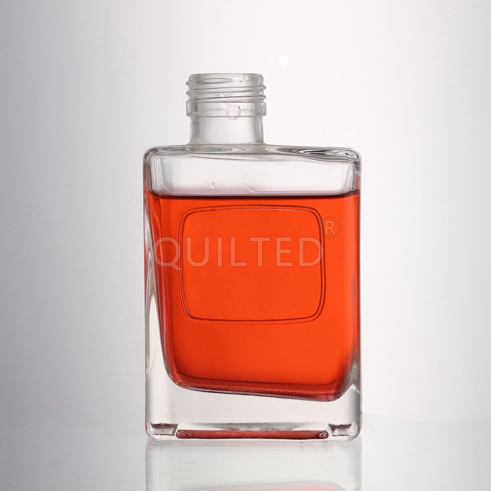 Wholesale 250 ml square shape liquor glass vodka bottle  Manufacturers, Supplier