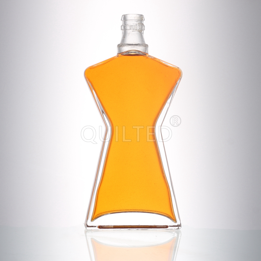 China 250 ml Pentagram shape clear liquor glass vodka bottle  Manufacturers, Supplier