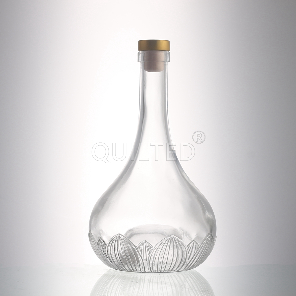 Wholesale 500 ml unique shape liquor glass whsiky bottle  Manufacturers, Supplier