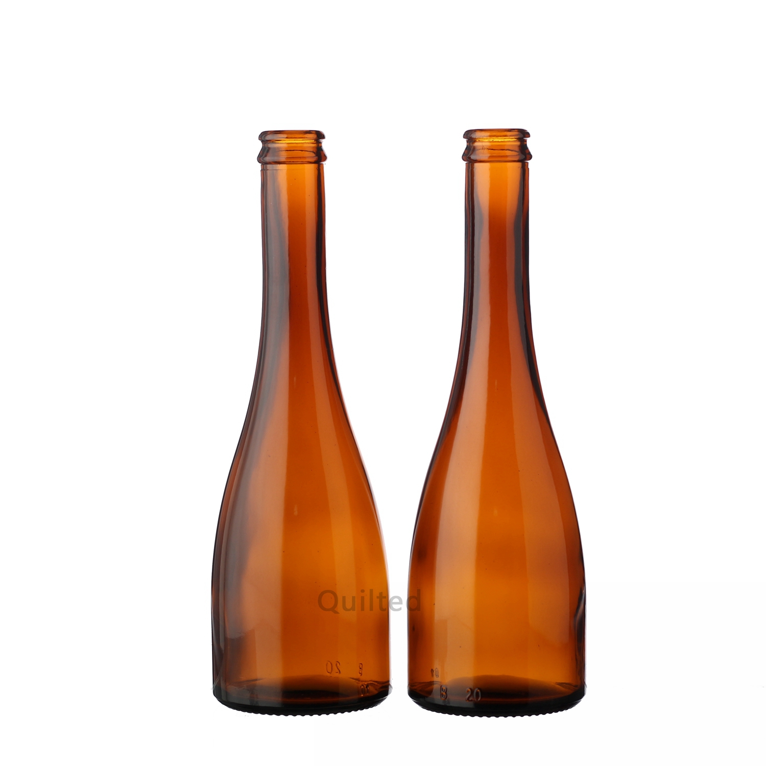 Clear Glass Bourgogne Marquise Wine Bottle