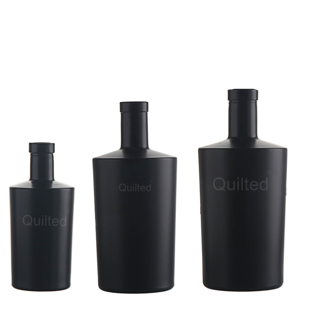 China PASSION 100ml 375ml 500ml 750ml Custom Black Matte Liquor Glass Bottles  Manufacturers, Suppliers