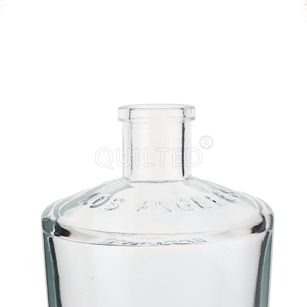 Wholesale Round shape 500 ml clear liquor glass vodka bottle Manufacturer, Supplier
