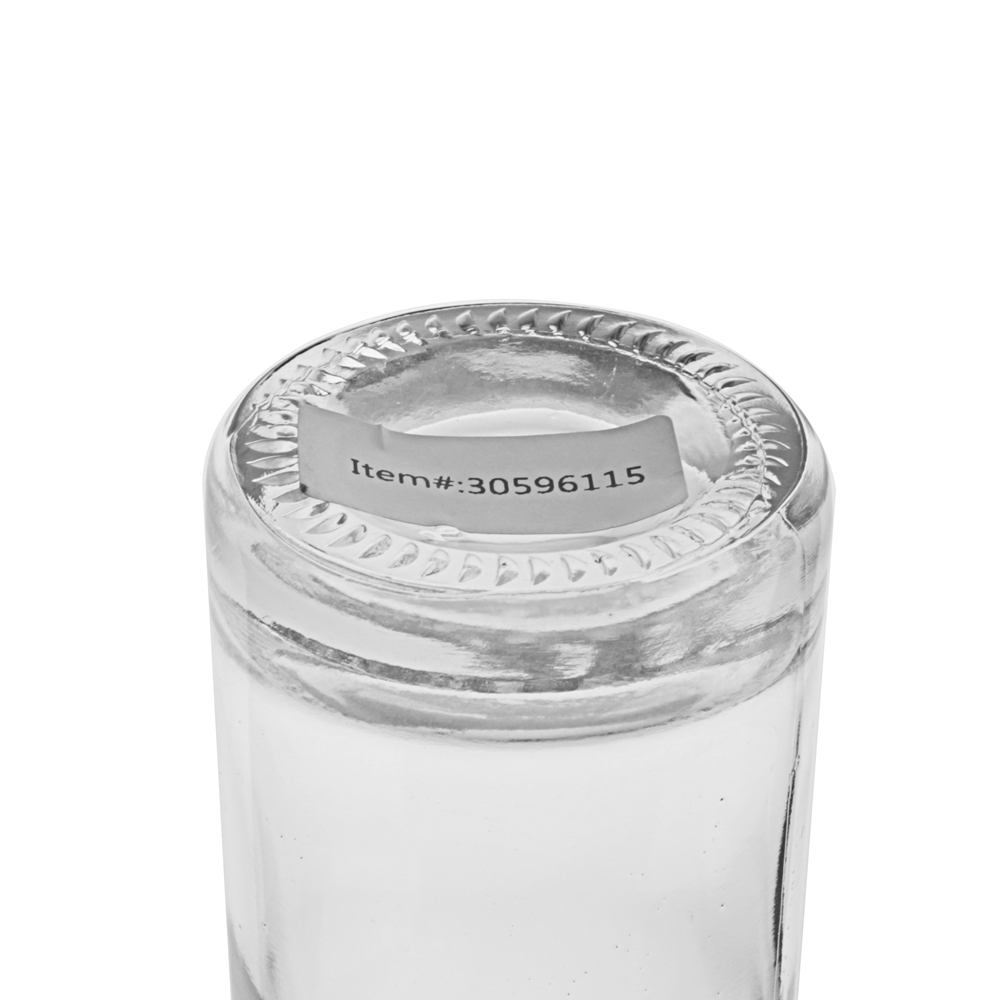 China 500 ml clear glass liquor bottle with cork  Manufacturer, Supplier