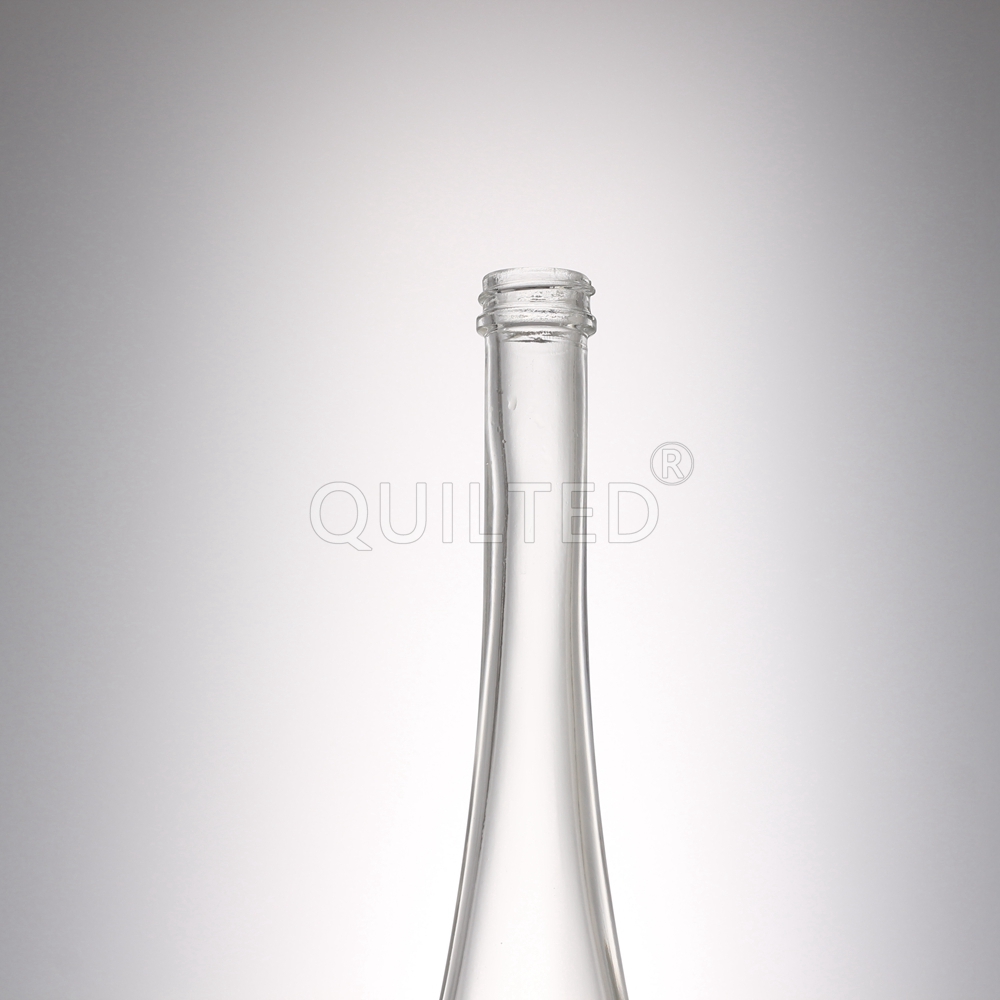 Wholesale Design 375 ml long neck liquor amber glass bottle Manufacturers, Supplier