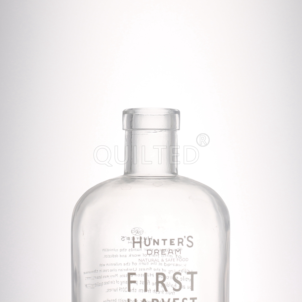 Wholesale Customized 500 ml round liquor glass vodka bottle  Manufacturer, Supplier