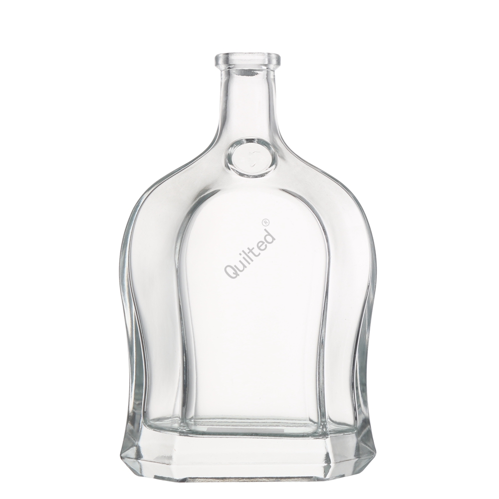 China 750 ml custom logo liquor glass vodka bottle  Manufacturers, Supplier