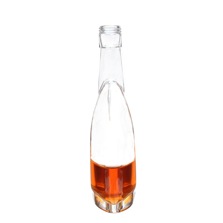 Wholesale 500ml Flat Round Shape Brandy Glass Bottles Supplier, Suppliers