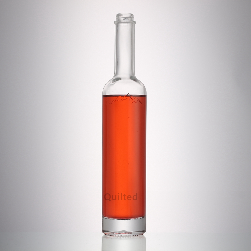 China 350 ml clear liquor glass vodka bottle with screw Manufacturer, Manufacturers