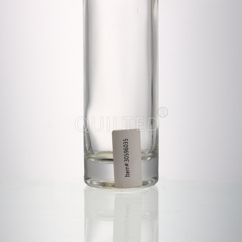 China Design 200 ml round liquor glass vodak bottle with lid  Manufacturer, Supplier