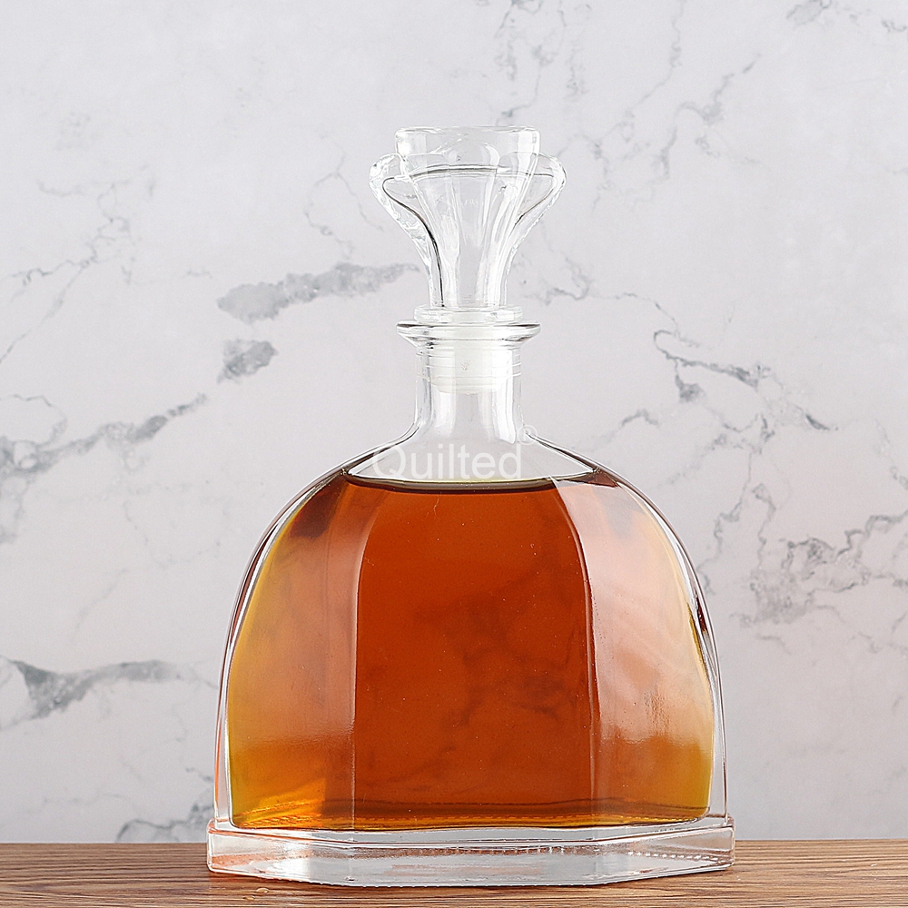 China Custom 300 ml flat liquor glass whisky bottle  Manufacturer, Suppliers